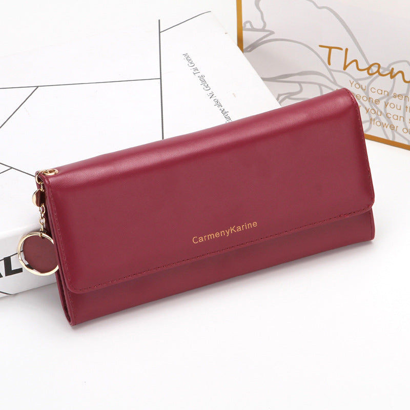 Factory direct sale Ladies Wallet Ladies Long Wallet Ladies Trifold Bag Multifunctional Wallet Coin Purse