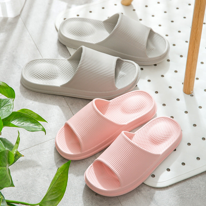 tzldn couple home slippers women's summer 2023 new non-slip bathroom home home eva slippers men's thick bottom