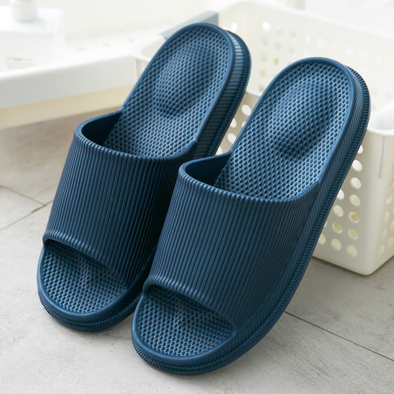 tzldn couple home slippers women's summer 2023 new non-slip bathroom home home eva slippers men's thick bottom
