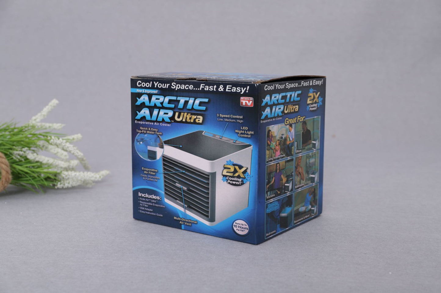 Cross-border foreign trade portable mini air cooler usb small fan second generation air conditioner fan water cooling fan desktop fan