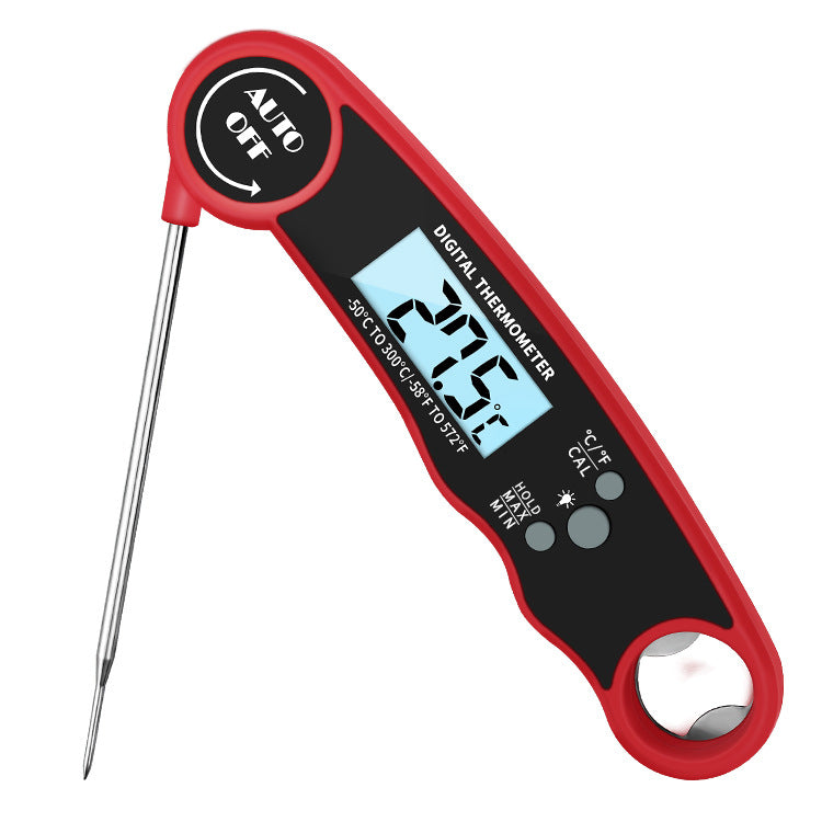 Home Kitchen BBQ Meat Thermometer Folding Food Thermometer Electronic Probe Food Waterproof Meat Thermometer