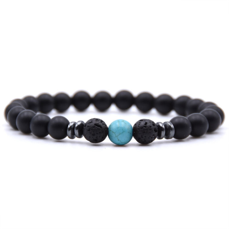Amazon Hot Selling Natural Stone Bracelet Cross-border Jewelry Natural Stone Crystal Ethnic Style Handmade Beaded Bracelet Women
