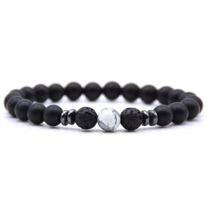 Amazon Hot Selling Natural Stone Bracelet Cross-border Jewelry Natural Stone Crystal Ethnic Style Handmade Beaded Bracelet Women