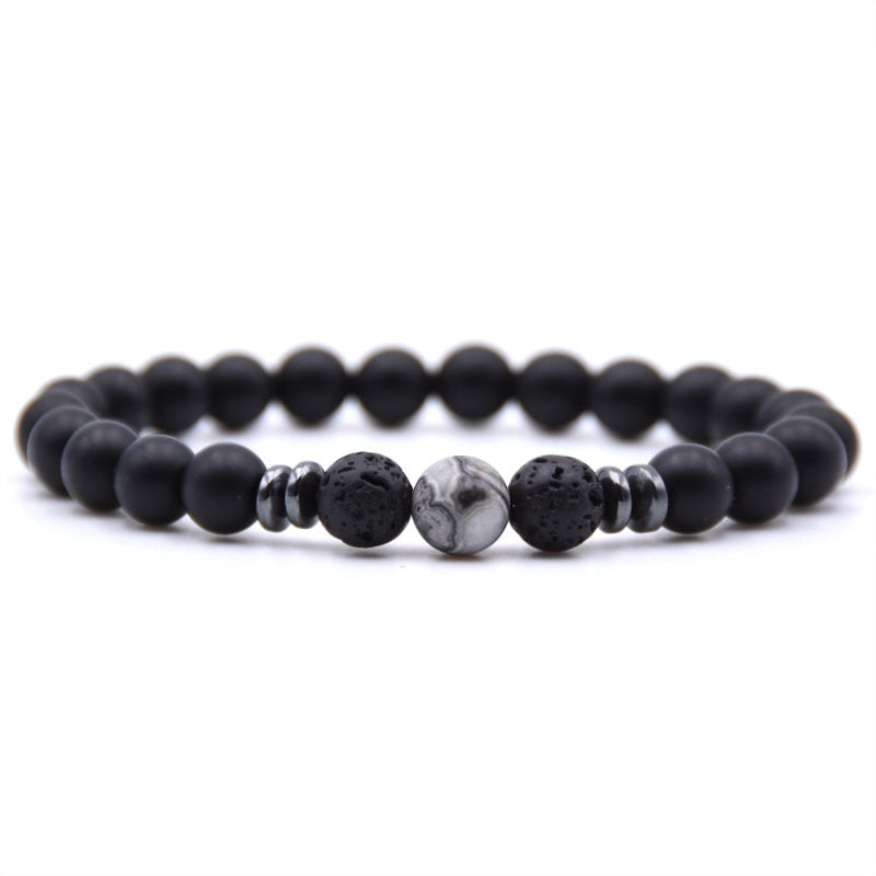 Amazon Hot Selling Natural Stone Bracelet Cross-border Jewelry Natural Stone Crystal Ethnic Style Handmade Beaded Bracelet Women