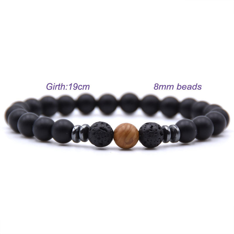 Amazon Hot Selling Natural Stone Bracelet Cross-border Jewelry Natural Stone Crystal Ethnic Style Handmade Beaded Bracelet Women