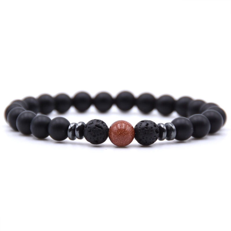 Amazon Hot Selling Natural Stone Bracelet Cross-border Jewelry Natural Stone Crystal Ethnic Style Handmade Beaded Bracelet Women