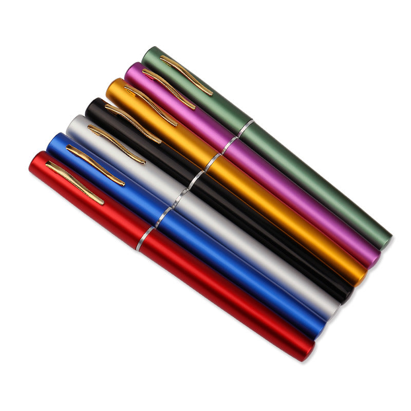 American fishing aluminum alloy pen fishing rod mini portable pocket small fishing rod ice raft fishing bridge fishing 1 meter A-P