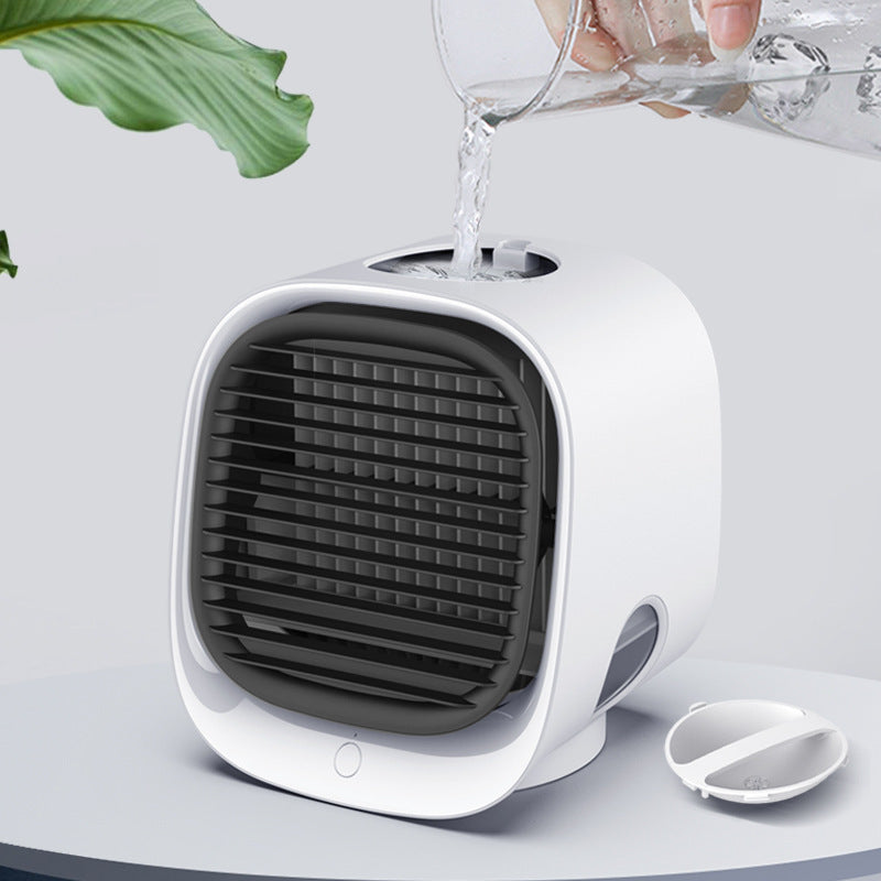 New cross-border water cooling fan Mini home desktop portable air conditioner fan Amazon small usb air cooler