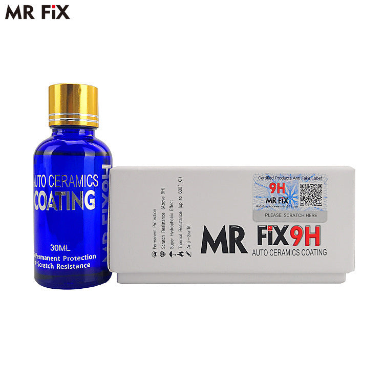 mr fix crystal-plated 9h nano-plated crystal liquid German liquid glass automotive ceramic paint beauty care solution