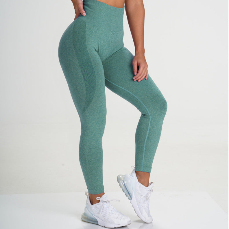 Hip-lifting high-waist yoga fitness pants European and American yoga pants slimming hip-lifting women's pants