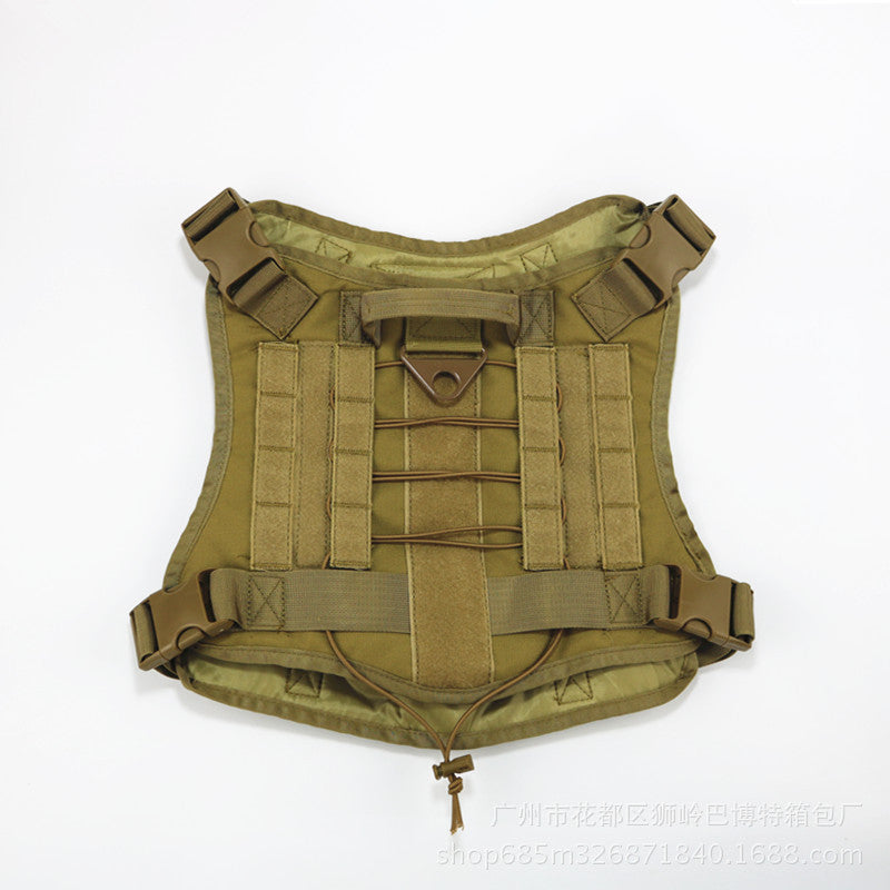 Babbitt dog clothing medium and large dog clothes tactical dog clothes outdoor tactical vest camouflage dog vest