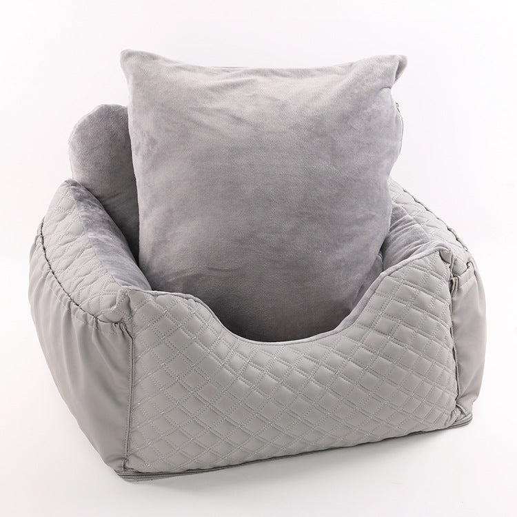 Factory direct selling pet dog car kennel rear row front row portable pad driving home safety seat