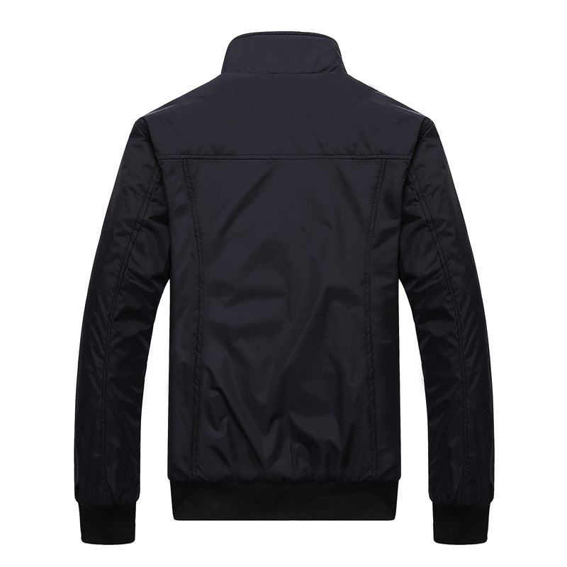 Cross-border middle-aged and elderly jacket men's jacket 2024 autumn new men's wholesale jacket thin casual jacket