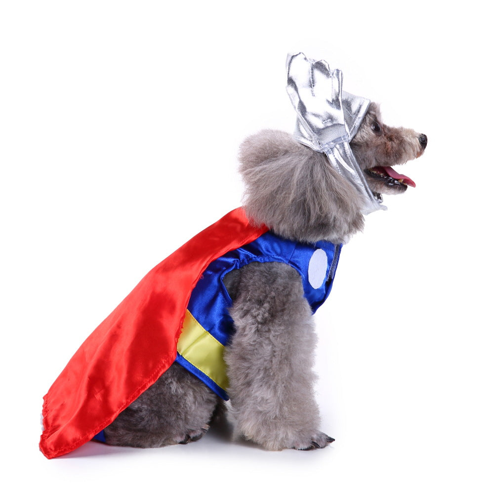 Cross-border pet dog clothes Christmas clothes creative Halloween Christmas pet clothes Funny dog clothes