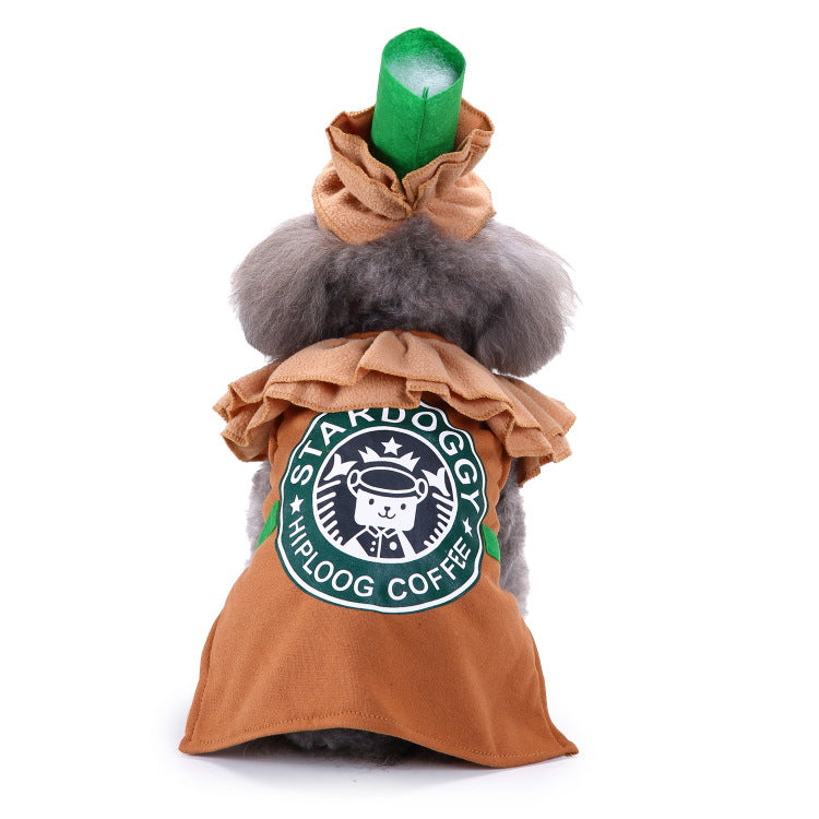 Cross-border pet dog clothes Christmas clothes creative Halloween Christmas pet clothes Funny dog clothes