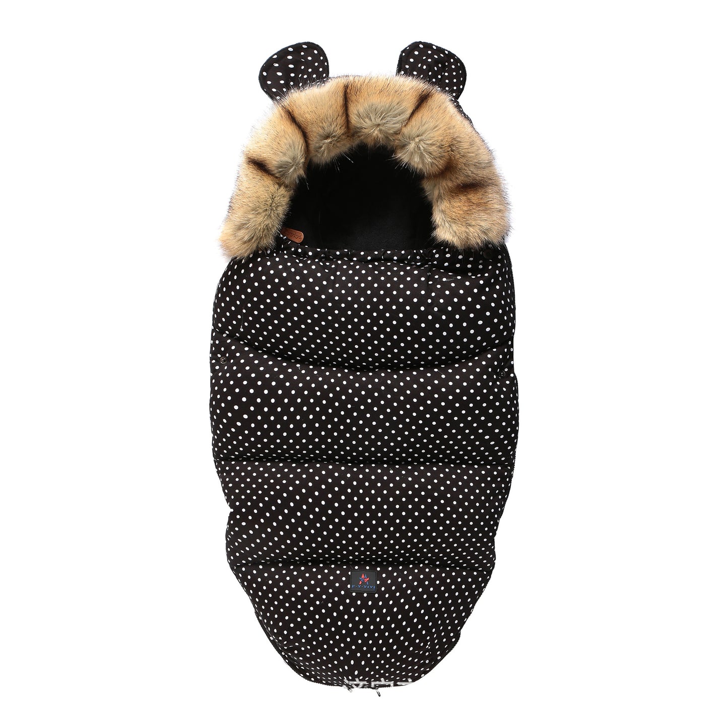 Baby's anti-kick, newborn baby stroller, sleeping bag, safe care, baby sleep thickening, warmth and cold protection