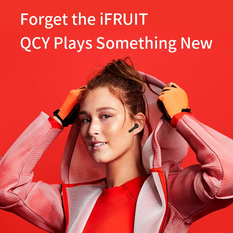 QCY T5 Wireless Bluetooth Headphones V5.0 Touch Control Earphones Stereo HD talking with 380mAh battery-