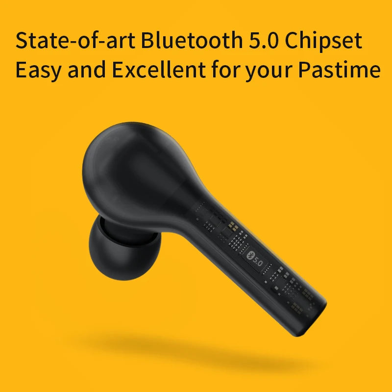 QCY T5 Wireless Bluetooth Headphones V5.0 Touch Control Earphones Stereo HD talking with 380mAh battery-