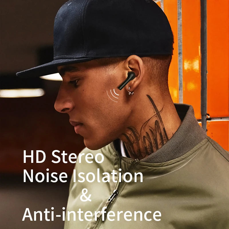 QCY T5 Wireless Bluetooth Headphones V5.0 Touch Control Earphones Stereo HD talking with 380mAh battery-