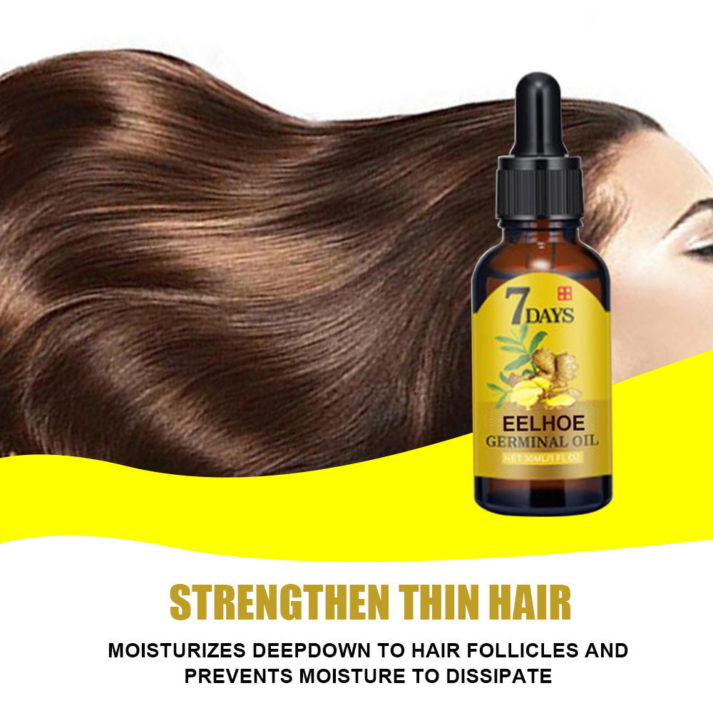 EELHOE Ginger Hair Growth Liquid Hair Care Improvement Hair Care Moisturizing Anti-hair Loss Nutrient Liquid