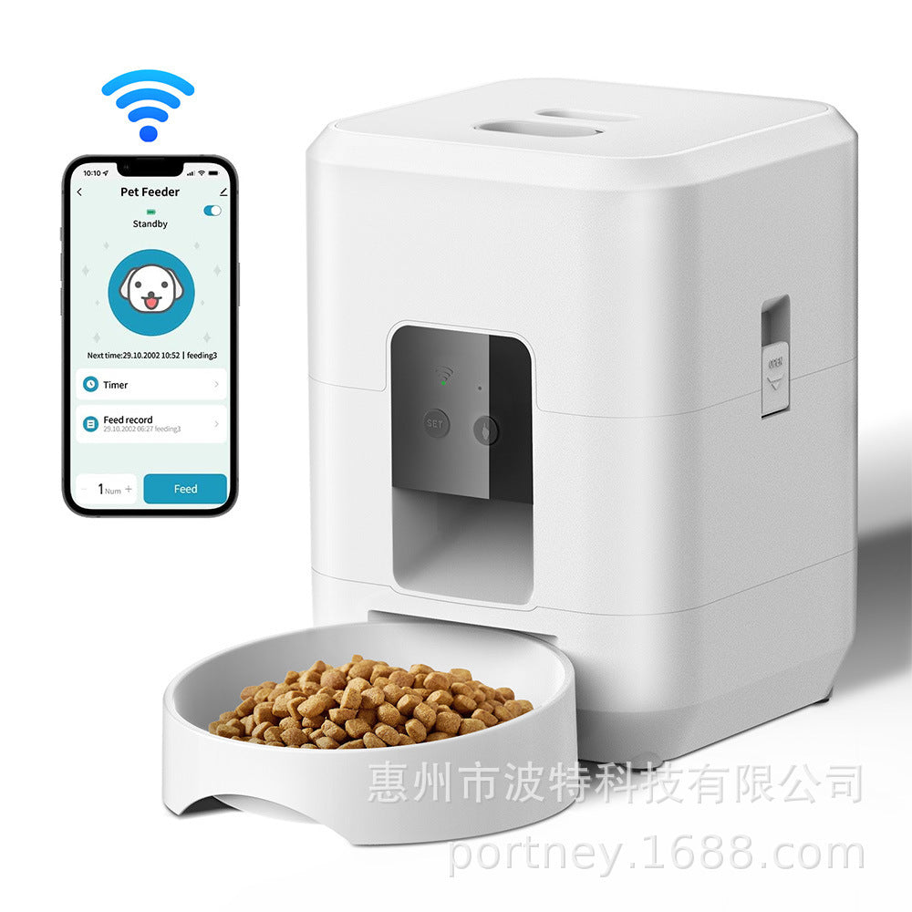 Amazon Pet Smart Feeder 2L Dog Feeding Machine WIFI Timing Cat Food Feeder Factory Direct Sales