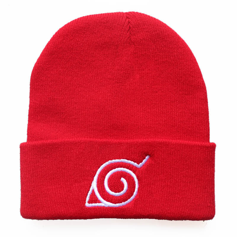 New Xiangyun Naruto Knitted Hat Swirl Wool Hat Anime Men and Women Cold Hat Warm Hat Foreign Trade Yiwu