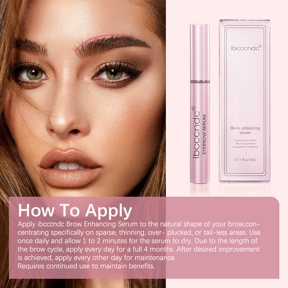 Cross-border rose gold aluminum tube eyebrow liquid black slim eyebrow nourishing liquid spot wholesale