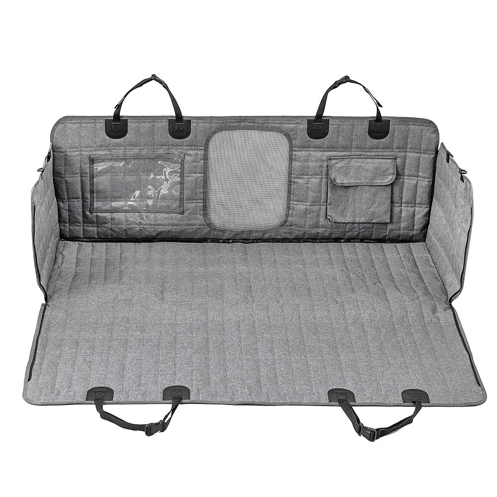 Amazon car rear pet seat cushion waterproof and anti-seepage detachable car pet cushion anti-scratch pet car cushion