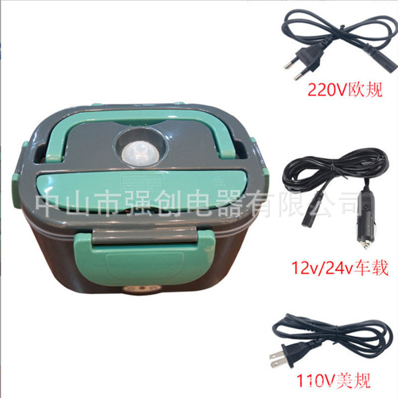 Cross-border Electric Lunch Box Insulation Heating Lunch Box Electric Car Portable Pluggable Rechargeable Lunch Box Home Gift