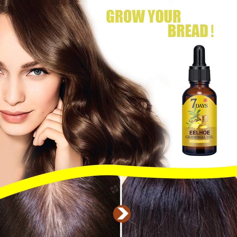 EELHOE Ginger Hair Growth Liquid Hair Care Improvement Hair Care Moisturizing Anti-hair Loss Nutrient Liquid