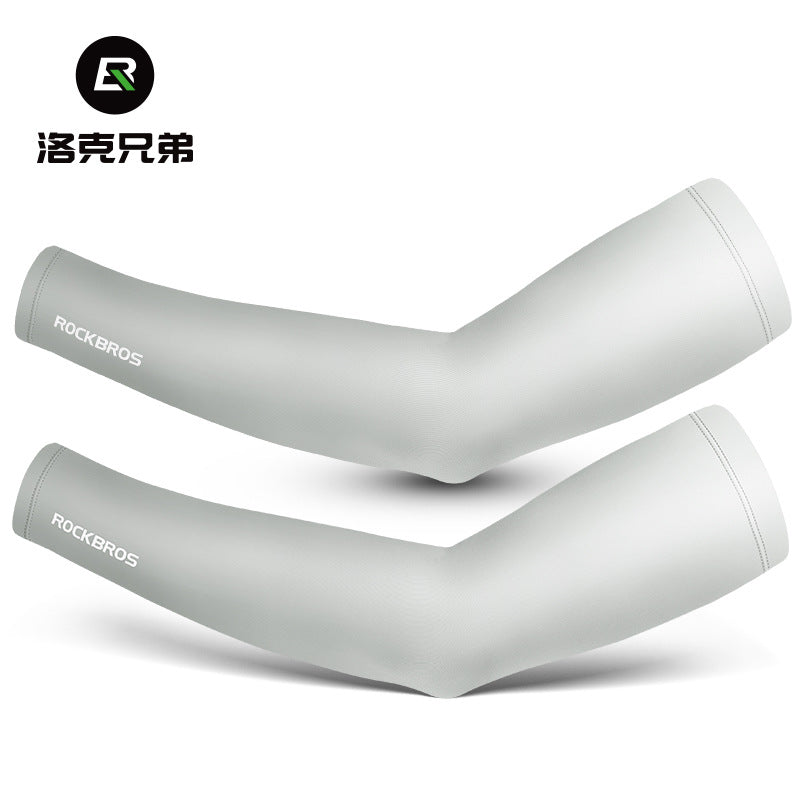ROCKBROS bicycle sleeves cycling sleeves ice silk Lycra outdoor sunscreen ice sleeves men and women XT1001S