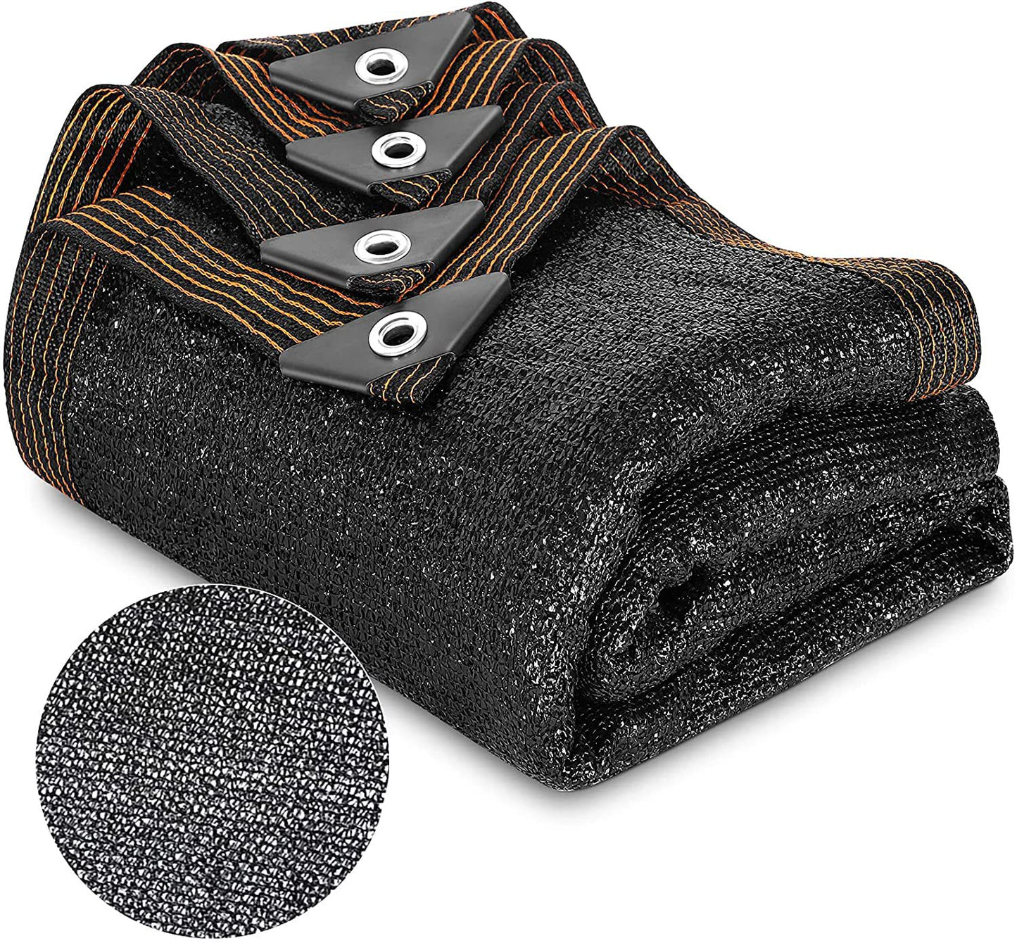 Black edging perforated shading and sunscreen net agricultural shed courtyard balcony black sunshade net factory spot