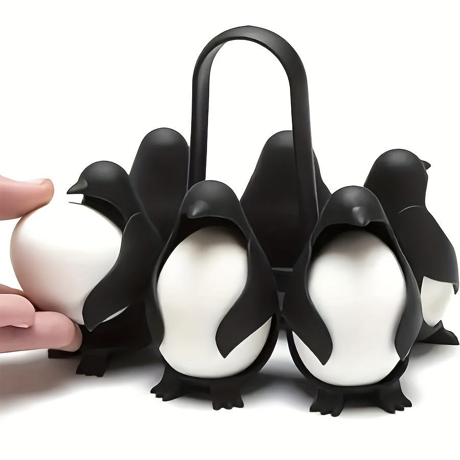 New ready-made wholesale Internet celebrity penguin egg cooker, penguin egg steamer, steamed egg box, creative egg storage rack