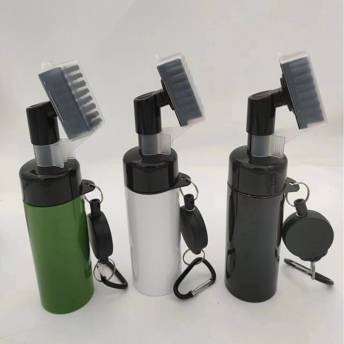Golf club water spray cleaning brush push-type water spray bottle brush club head cleaning brush groove tool supply