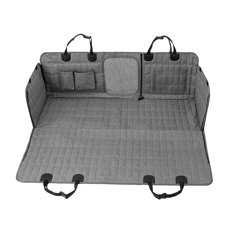 Detachable car pet mat waterproof car pet mat car rear anti-scratch pet mat pet supplies