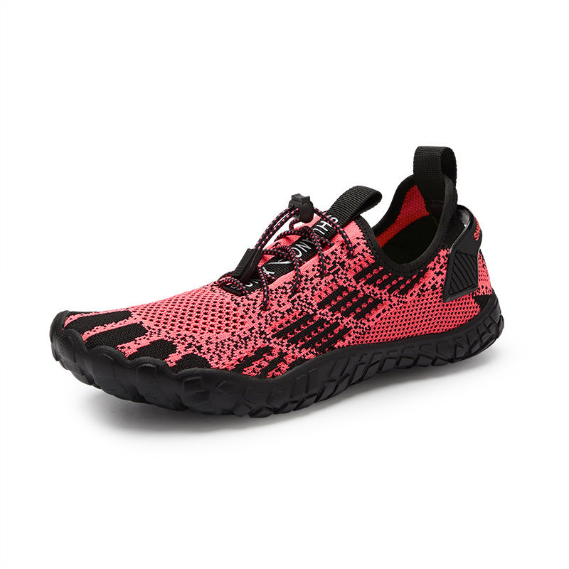 Men's shoes sports and leisure shoes hiking shoes hollow flying woven shoes parent-child outdoor five-finger swimming shoes upstream shoes wading shoes