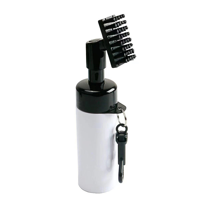 Golf club water spray cleaning brush push-type water spray bottle brush club head cleaning brush groove tool supply