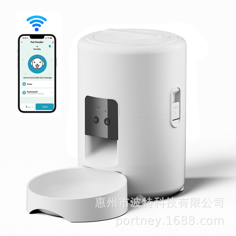 Amazon Pet Smart Feeder 2L Dog Feeding Machine WIFI Timing Cat Food Feeder Factory Direct Sales