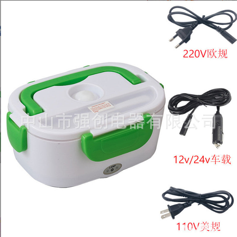 Cross-border Electric Lunch Box Insulation Heating Lunch Box Electric Car Portable Pluggable Rechargeable Lunch Box Home Gift