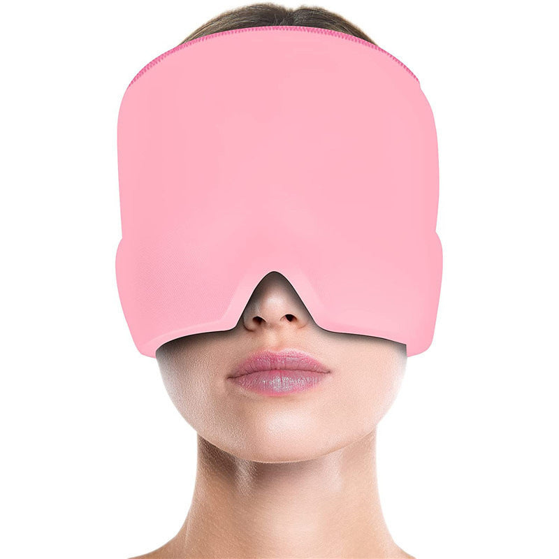 Cold Compress Headgear Eye Mask Relieves Tiredness Comfortable Ice Pack Ice Pack Ice Cap Physiotherapy Soothing Retractable Gel Head Mask