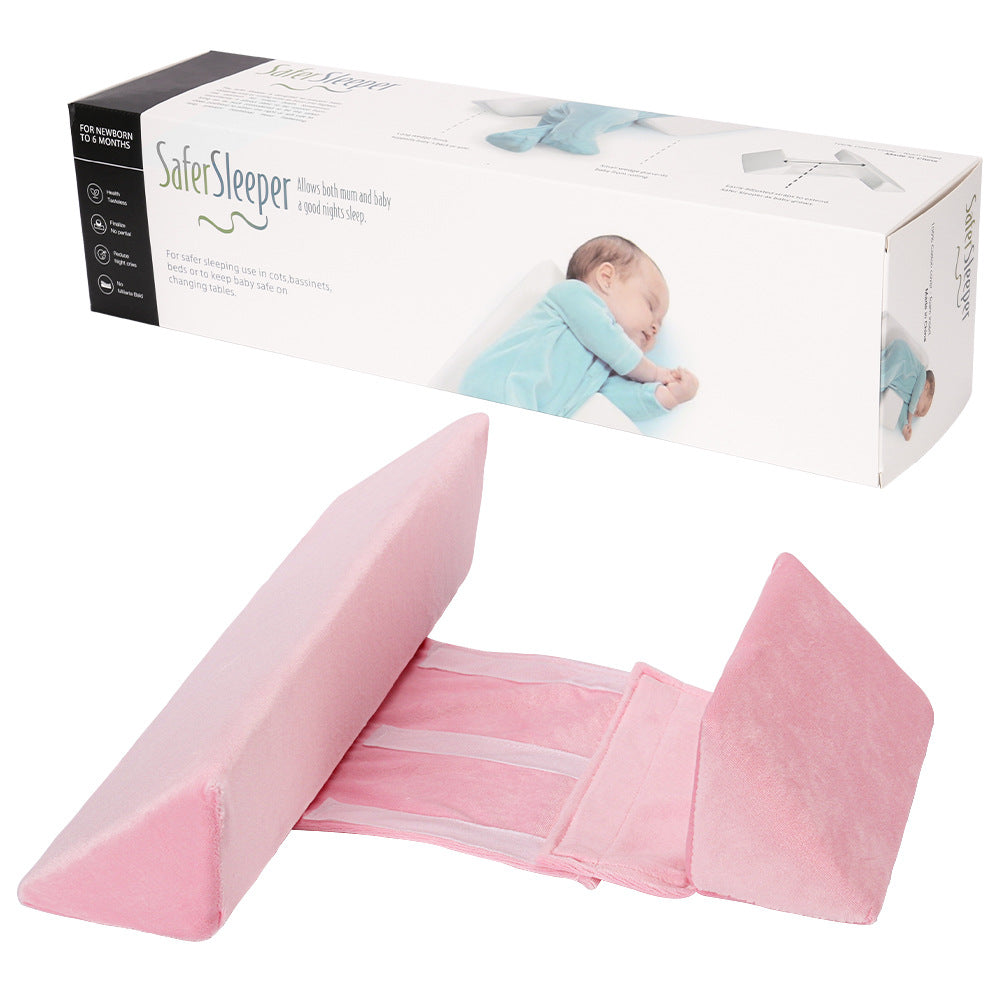 Baby Pillow Baby Side Sleeping Pillow Shaped Pillow Anti-Bag Head Waist Support Baby Pillow Anti-Spitting Milk Pillow Cross-border