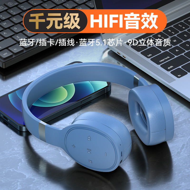Shantou factory direct sales wireless sports student earphones head-mounted silicone bluetooth earphones for Apple Huawei