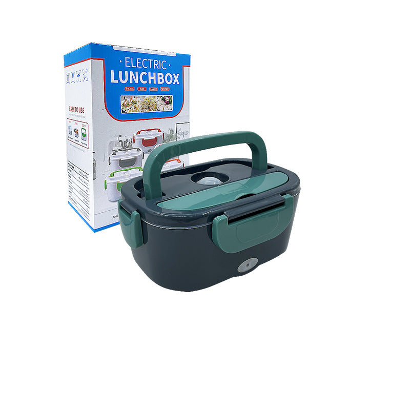 Cross-border vehicle household electric heating lunch box electric heating lunch box two-in-one water-free insulation lunch box plug-in portable