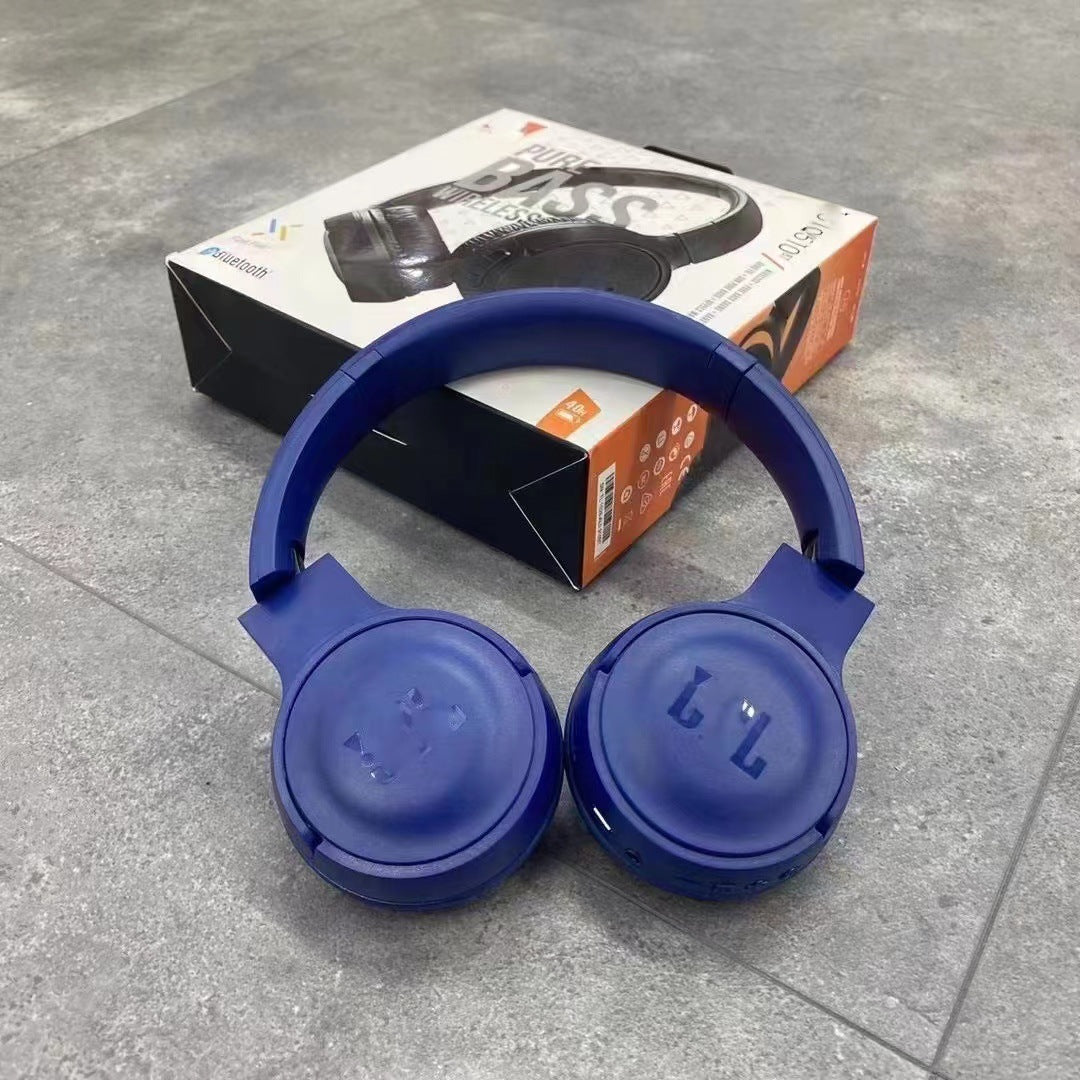 Suitable for JBL T510BT head-mounted wireless Bluetooth headset music bass HIFI game headset call with microphone