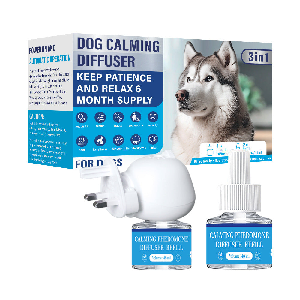 Cross-border cat soothing liquid pet dog emotional soothing restricted area spray replenishing liquid pheromone electric heating diffusion