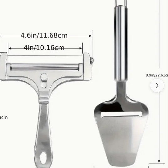 Cross-border Amazon adjustable thickness butter cheese grater cheese slicer cheese scraper kitchen gadgets