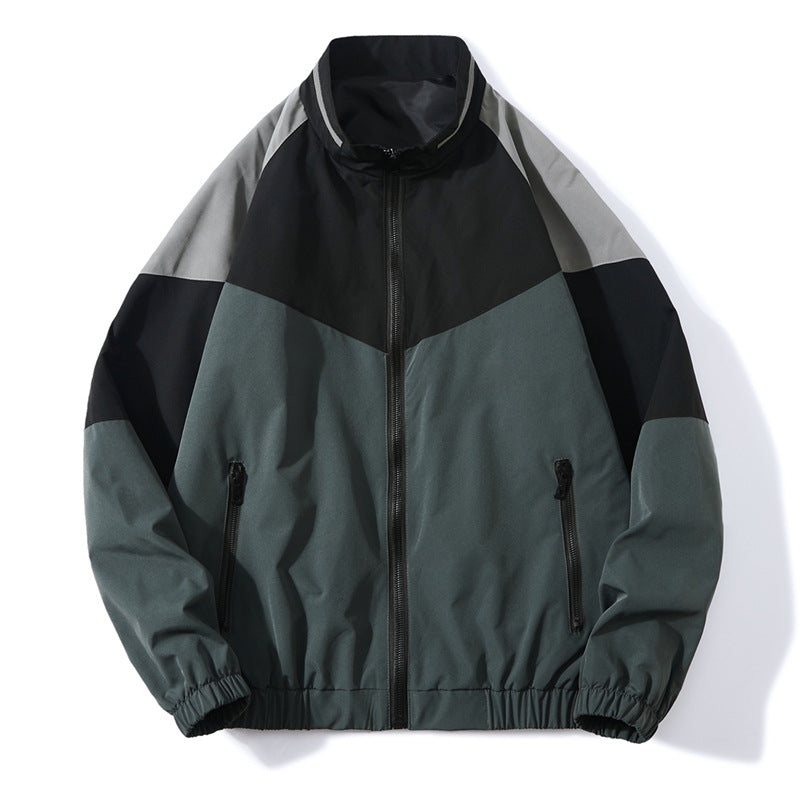 Japanese baseball uniform men's jacket jacket trendy brand personality jacket youth loose jacket drop shoulder JACKET