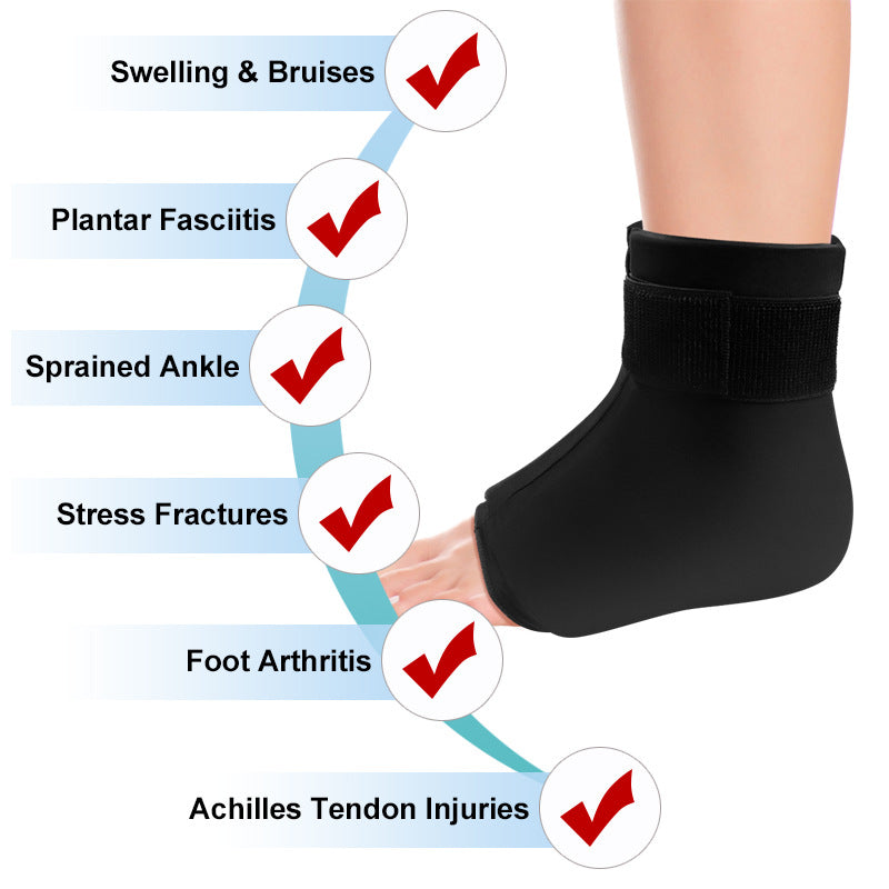 New solid gel ankle protection hot and cold compress ice pack to relieve pain and swelling home daily use ice pack wholesale