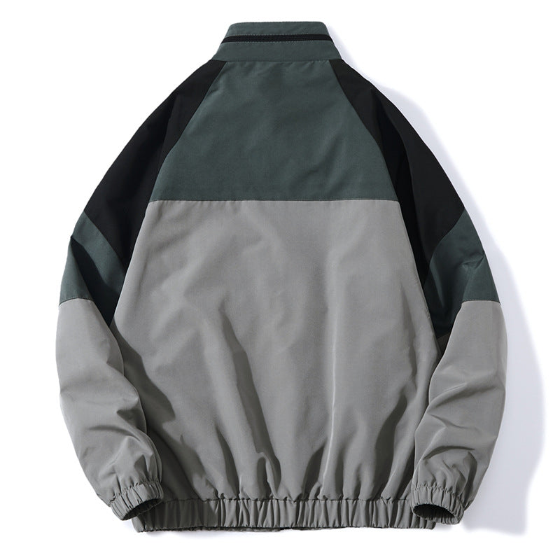 Japanese baseball uniform men's jacket jacket trendy brand personality jacket youth loose jacket drop shoulder JACKET