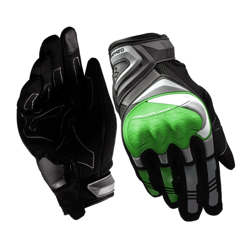 Cross-border Yixiang all-finger off-road summer riding motorcycle long-fingered riding gloves hard shell protective motorcycle gloves